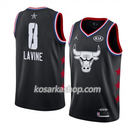 Dres Chicago Bulls Zach LaVine 8 2019 All-Star Jordan Brand Crna Swingman